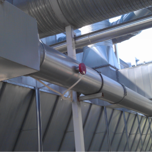 Spark Detectors(SDN): Mounted to ventilation - Outside